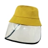 Children's anti-droplet hats, spring thin anti-saliva fisherman hats, pure cotton baby hats, boys' and girls' protective basin hats Item Picture